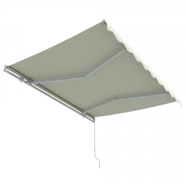 Gelenkarmmarkise Easy 3,95 x 2,5 m / Stoff: Uni, hellbeige