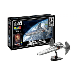 Gift set Darth Maul's Sith Infiltrator™ Revell model kit with basic accessories 1:120
