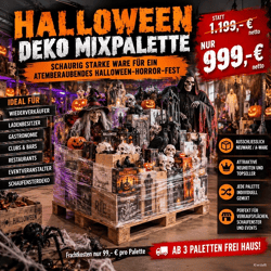 HALLOWEEN DEKO MIXPALETTE – NUR NEUWARE / A-WARE Saison Trend 