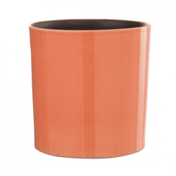 J-Line Blumentopf Flek M, rosa, 21 cm