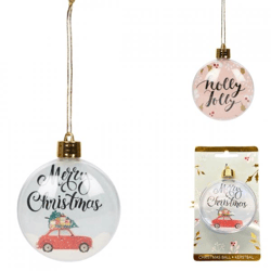 Weihnachtsanhänger mit Foto, 8 cm, 2er-Set, VE 24