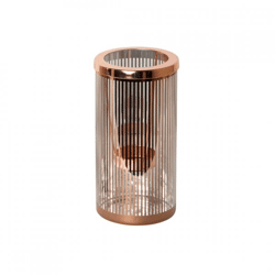 PTMD Teelichthalter Ella S, kupferfarben, 16 cm