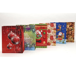 Weihnachten Geschenktüten Medium - 6-fach sortiert
