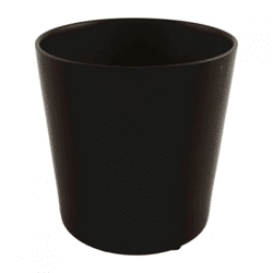D&M Basic Flower Pot, Black, 16.5 cm