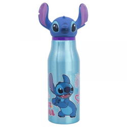 Disney Stitch - Drawing 3D figure drinking bottle - 690 ml