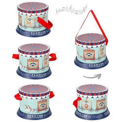 Geschenkbox Spieluhr, Zirkus, ca.15cmD