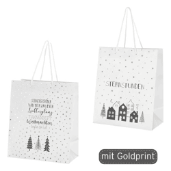 Geschenktüte Weihnachten, 2/s, klein, ca.24cmH