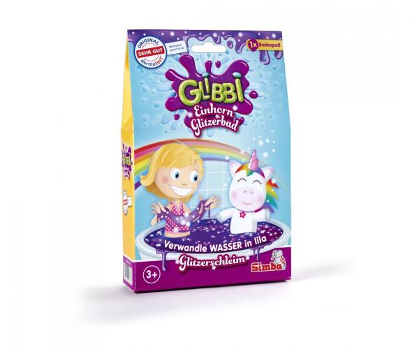 Glibbi Einhorn Glitzerbad