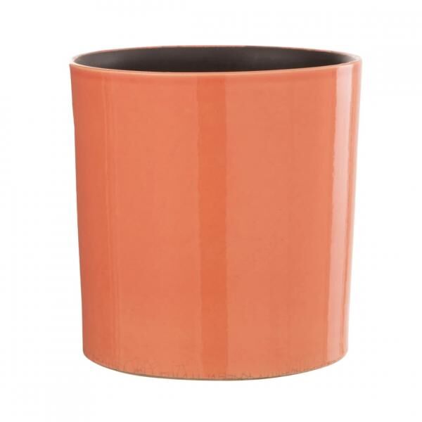 J-Line Blumentopf Flek M, rosa, 21 cm