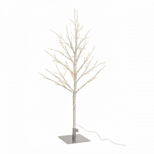 J-Line Boom LED, silberfarben, IP44, 59 cm