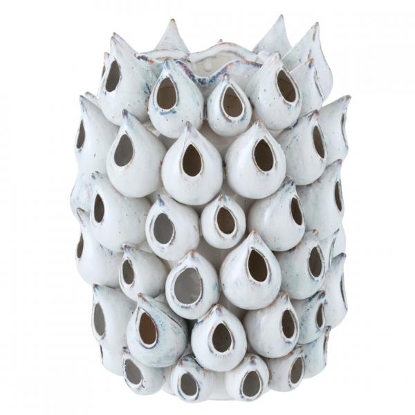 J-Line-Vase „Anemone“, hoch, blau, 32 cm