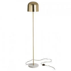 J-Line Stehlampe „Queen“ mit EU-Stecker, goldfarben, 150 cm