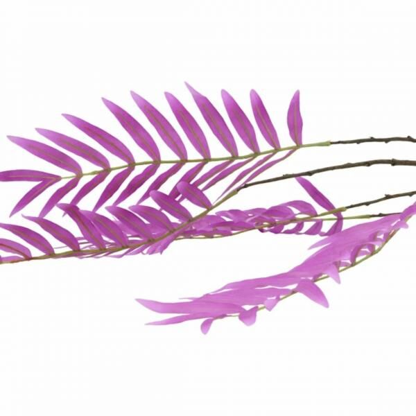 Artificial Palm Leaf branch purple 87 cm