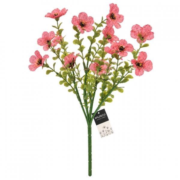 Kunstblumenstrauß, 35 cm, 6 Stück, gemischt