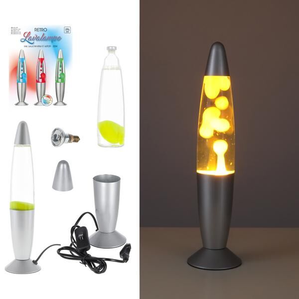Lava lamp, 3/s, approx. 30 cm H