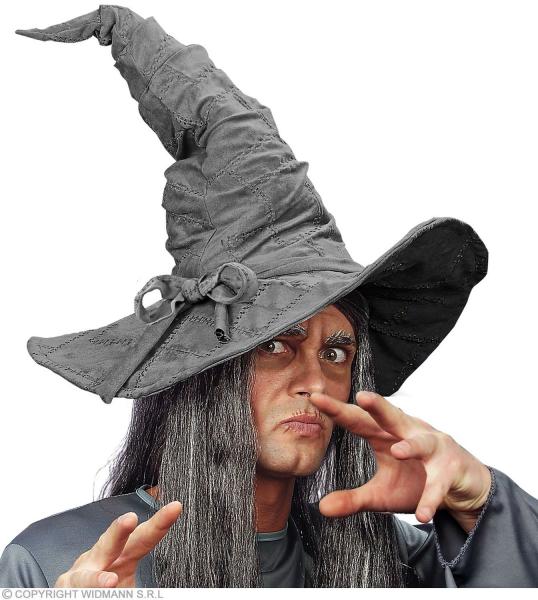 MAGIER/HEXENHUT Wiildlederoptik hellgrau