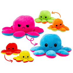 Oktopus wendbar- Plüschfigur -  63 cm - Motiv  nicht wählbar