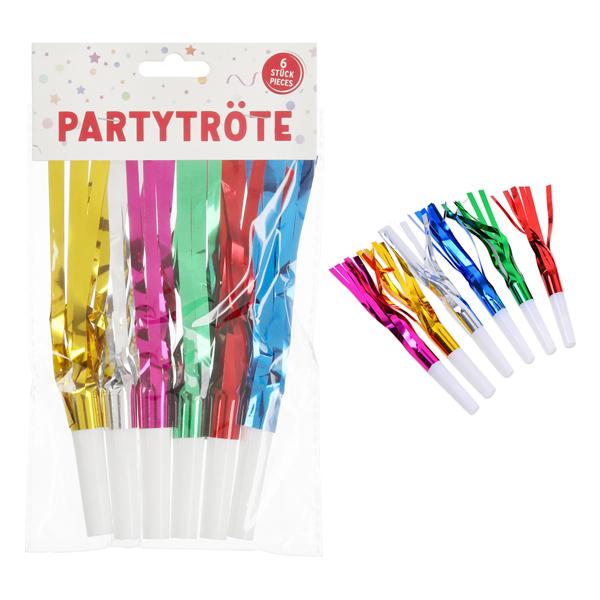 Partytr&ouml;te, 6er Set, ca. 16cmH