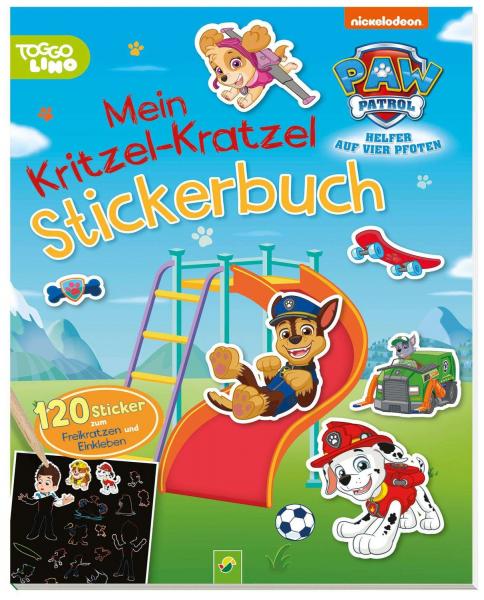 Paw Patrol - Mein Kritzel-Kratzel-Stickerbuch