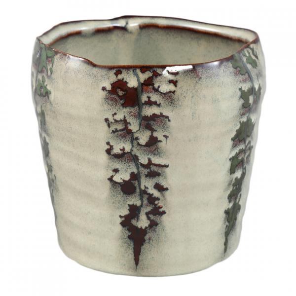 PTMD Arpit L Flower Pot, Gray-Green, 14 cm