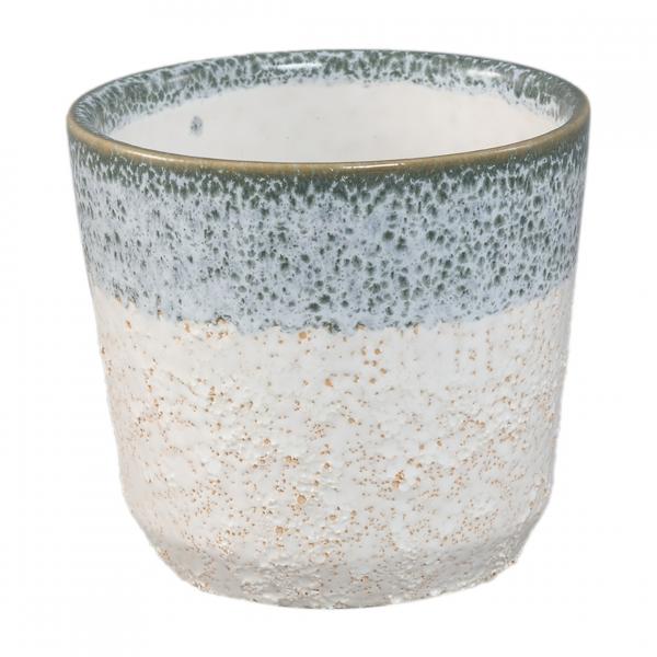 PTMD Verlyn L Flower Pot, Teal, 14 cm