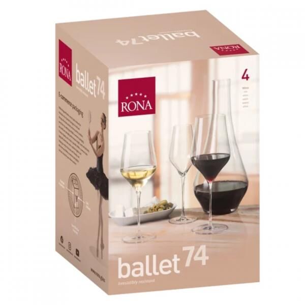 Rona Wine Glasses, 740 ml, Set of 4