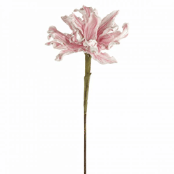 Schaumstoff-Kunstblume Lisa weiß/rosa 85 cm
