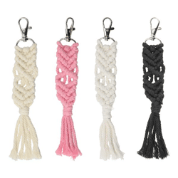 Macramé key ring , 4/s