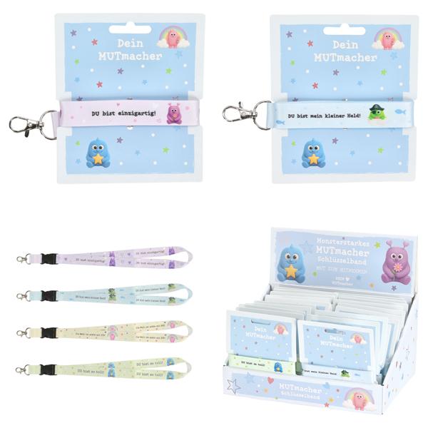 Schl&uuml;sselband, Lanyard, Mutmacher, 4/s