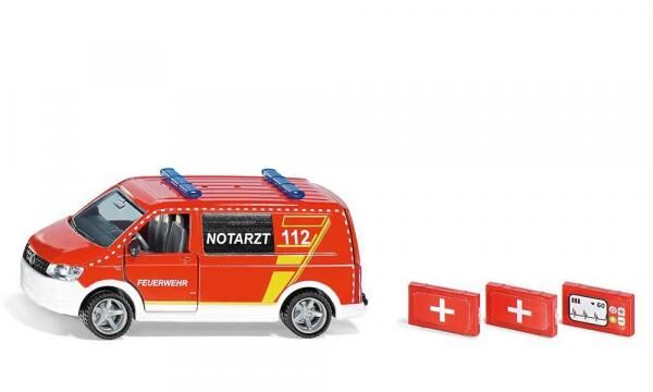 SIKU 2116 - VW Transporter T6 Notarztwagen, 1:50 - Modellauto