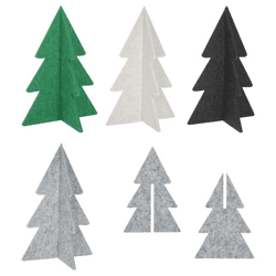 Tannenbaum zum Stellen, 3D, Filz, 4/s, S, ca.30cmH