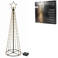 Weihnachtsbaum mit batteriebetriebener LED-Beleuchtung, Schutzklasse IP44, 150 cm