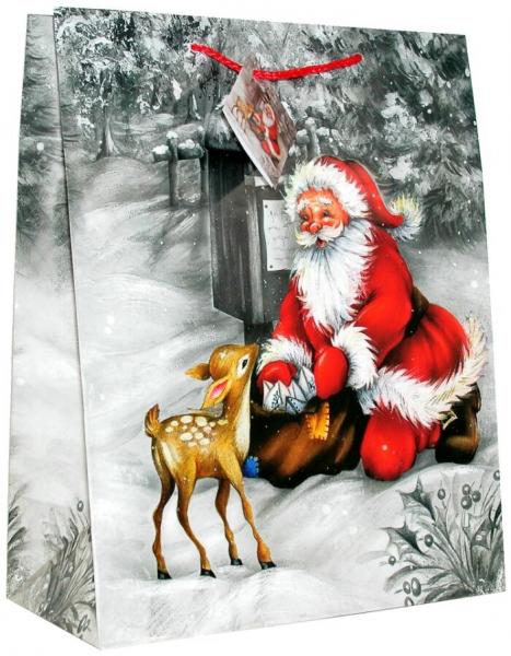 Weihnachtsgeschenkt&uuml;ten Weihnachtsmann - Large - 5 Motive