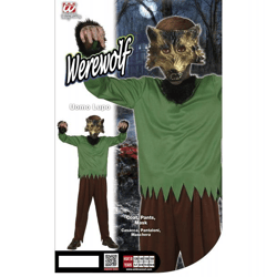 WERWOLF (Jacke, Hose, Maske) - (158 cm / 11-13 Jahre)