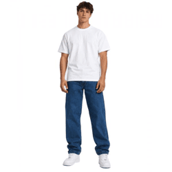 Comfortable DEF Men's Jeans Made of Pure Cotton—Everyday Pants, Blue