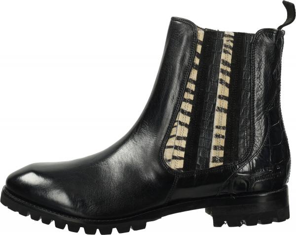 Komfortable Melvin & Hamilton Stiefelette Stiefelette f&uuml;r Damen Lexi 2 123535 Schwarz Schwarz
