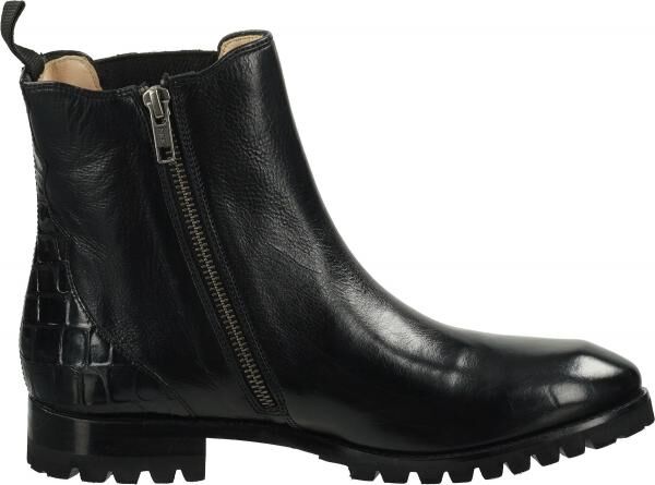 Komfortable Melvin & Hamilton Stiefelette Stiefelette f&uuml;r Damen Lexi 2 123535 Schwarz Schwarz