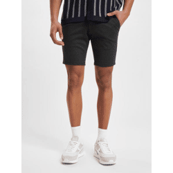 Casual Denim Project Men's Stretch Shorts, Black