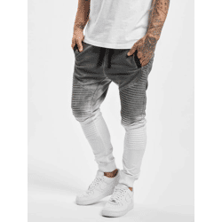 lässige vsct Herren Jeans Kordelzug Reißverschluss Grau