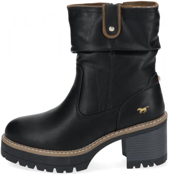 Modische MUSTANG Stiefelette Stiefelette f&uuml;r Damen 1473-601-9 Schwarz