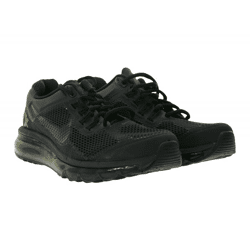 NIKE Air Max 2013 Kinder Sneaker Mädchen und Jungen Turnschuhe mit Air-Dämpfung 555426-010 Schwarz