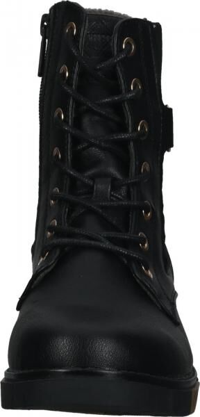 Sportliche MUSTANG Stiefelette Schn&uuml;rschuhe f&uuml;r Damen 1443-502-9 Schwarz