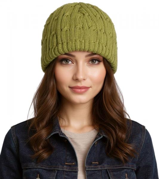 System of A Down Beanie: Cozy Fall Hat, Comfortable Knit Beanie, Olive Green