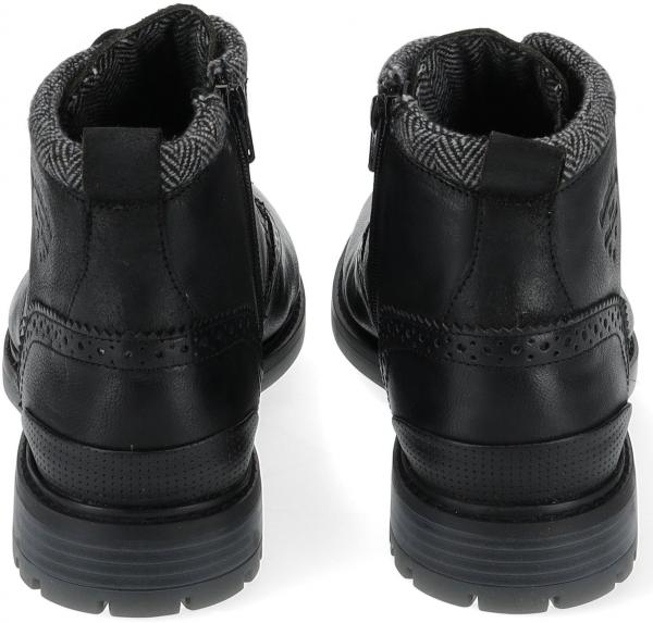 Trendige Pantofola d&acute;Oro Stiefelette Schn&uuml;rschuhe f&uuml;r Herren 10233052.11A Schwarz