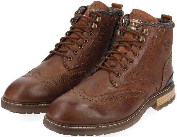 Vielseitige Pantofola d&acute;Oro Stiefelette Schn&uuml;rschuhe f&uuml;r Herren 10233052.JCU Braun