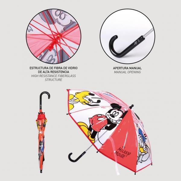 Disney Mickey Mouse - Regenschirm manuell 42 cm