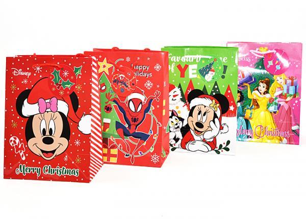Disney Weihnachtsgeschenkt&uuml;te mit Anh&auml;nger medium - sortiert - 23 cm