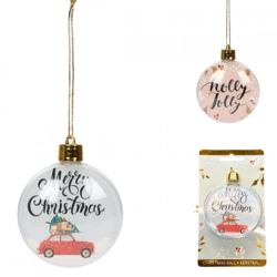 Weihnachtsanhänger mit Foto, 8 cm, 2er-Set, VE 24