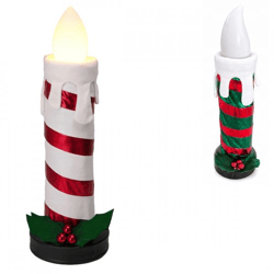 Led kaars Kerst opvouwbaar XXL 60 cm 2 assorti