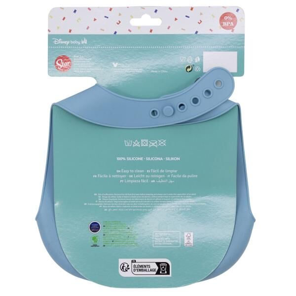 Mickey Mouse Full of Smiles - Silicone bib - 30 cm